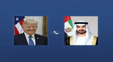 رئيس الدولة يتلقى اتصالاً هاتفياً من الرئيس الأميركي